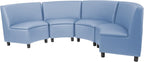 FDP Kid Comfort Collective Modular Wedge Chairs, 4-Pack - Powder Blue