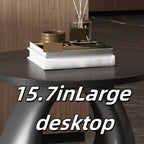 Round Side Table, Nightstand, Stylish Sofa Accent Table, Suitable for Living Room, Bedroom, Balcony