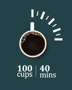 Coffee Urn 100 Cup, Stainless Steel Commercial Coffee Maker 14L/3.7 Gal Electric Hot Beverage Dispenser Large Hot Water Dispenser Coffee Dispenser Hot Water Urn For Business, Catering, Party