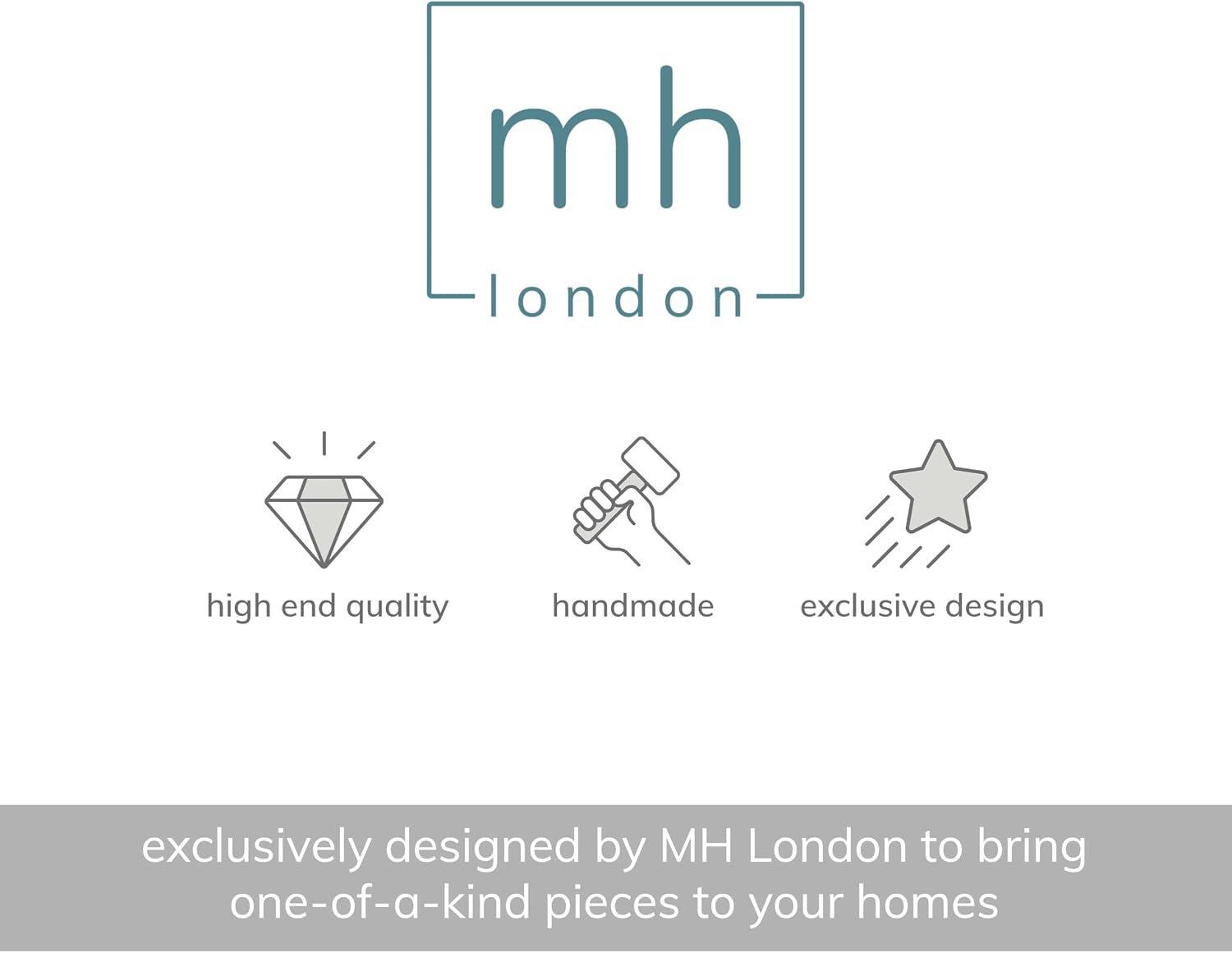 MH London Lydia Round Small End Table & Side Table Solid Wood, Walnut top with Black Metal Legs, Nightstand, 15.75"x15.75"x18"