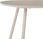 SAFAVIEH Home Collection - Mint Small Side Table, Beige Ceramic Accent Table with Slim Legs, Fully Assembled (ACC2914A)