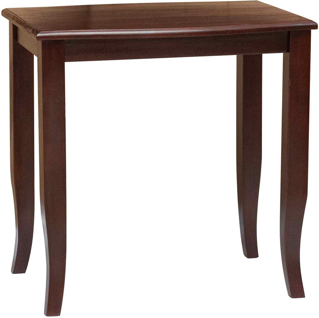 Nesting Side Tables 3 Pieces Solid Mahogany Wood | Space Saving Set, Easy Clean Surface, No Assembly Needed, for Living Room or Bedroom