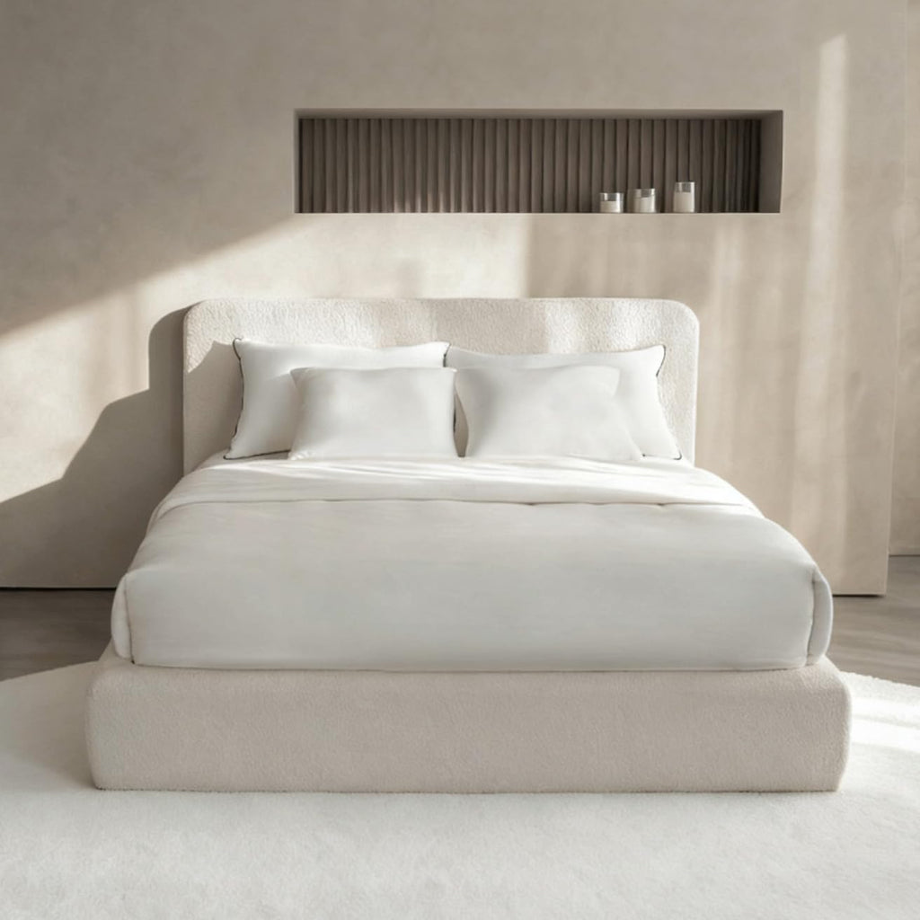 Acanva Full-Foam Queen Size Platform Bed Frame with Headboard