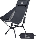 ONETIGRIS Tigerblade High Back Camping Chair with Pillow Design, Comfortable Widened Seat Folding Chair
