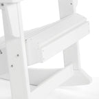HDPE Laguna Outdoor Rocking Poly Adirondack Chair (Set of 2), White