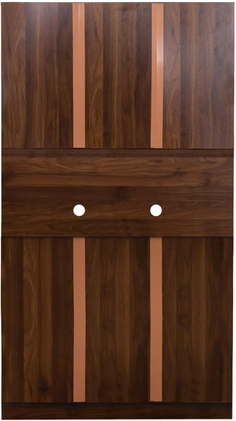 KEIKI 70.87" Tall Kitchen Pantry Storage Cabinet with Countertop, 6-Doors, 1 Drawers, Microwave Stand and Shelves, Freestanding Wood Hutch Food Pantries Cupboard for Coffee Bar, Dining Room