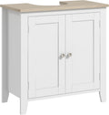 Under-Sink Bathroom Storage Cabinet with Adjustable Shelves