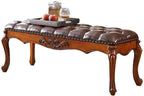 Modern 1.2m/1.5m Vintage European Bedside Stool Bedroom Carved Bench Wooden Shoe Changing Entryway(1.5m)