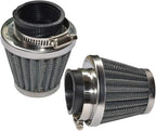 Baitaihem Pack of 2 Motorcycle POD Air Filter Dirt Pocket Bike ATV Pit Bike 35 38 39 40 42 46 48 50 52 54mm (48mm)