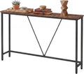 SONGMICS HOME Entryway Console Table, Behind Couch Table, for Living Room, Bedroom, Easy Assembly, Rustic Brown
