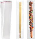 2x10 Inches 100 Pcs Pretzel Bags Thickened Pretzel Rod, Self Sealing Cellophane Individual Clear Prezetels Sticks Food Safe Bags for Chocolate, Candies, Cookies