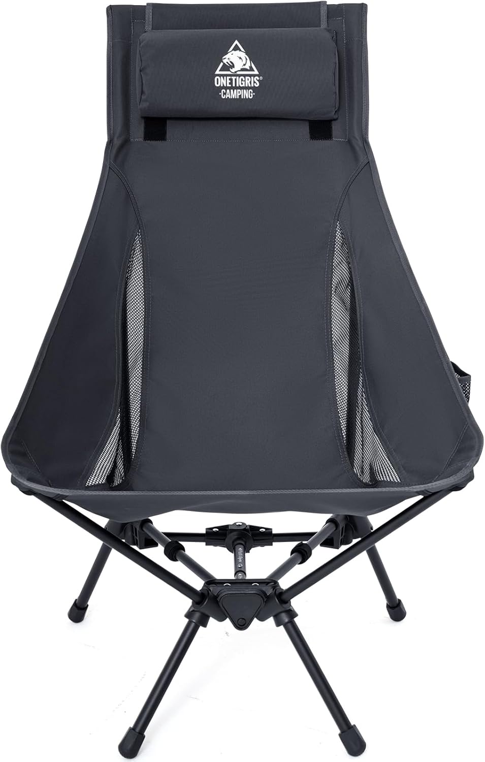 ONETIGRIS Tigerblade High Back Camping Chair with Pillow Design, Comfortable Widened Seat Folding Chair