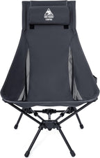 ONETIGRIS Tigerblade High Back Camping Chair with Pillow Design, Comfortable Widened Seat Folding Chair