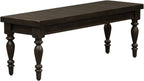 Liberty Furniture Industries Harvest Home Backless Bench, W52 x D16 x H18, Black
