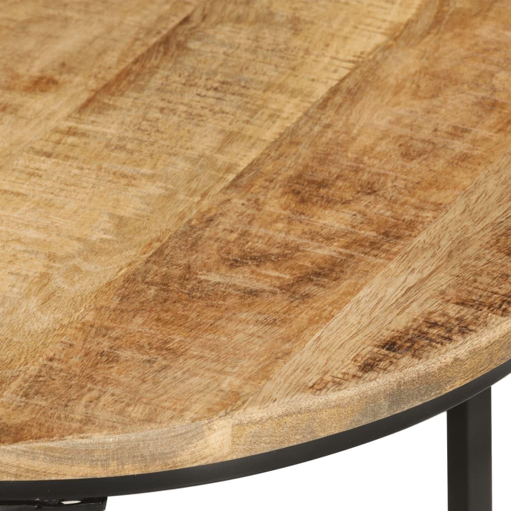 Nesting Tables 3 pcs Solid Mango Wood | Space-Saving Design, Sturdy Tabletop, Versatile for Living Room, Bedroom, Office