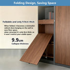 AIZYR in-Cabinet Wall-Mounted Folding Table, Wall-Mounted Folding Table Bracket Invisible Dining Desk Hidden Support Frame for Office Kitchen Study Bedroom
