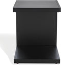 SAFAVIEH Couture Collection - Tawney Black Accent Table, C-Shaped Side Table, Modern Minimalist Design (SFV1317A)