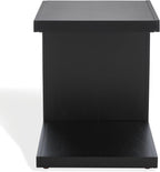 SAFAVIEH Couture Collection - Tawney Black Accent Table, C-Shaped Side Table, Modern Minimalist Design (SFV1317A)