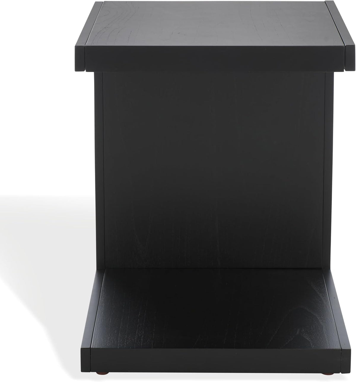 SAFAVIEH Couture Collection - Tawney Black Accent Table, C-Shaped Side Table, Modern Minimalist Design (SFV1317A)