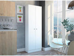 Home Square 2-Piece Set with Storage Pantry Cabinet & Two-Door Cabinet