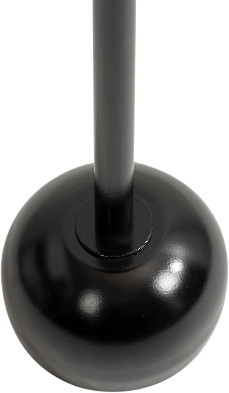 Kate and Laurel Frisk Modern Round Metal Drink Table, 8 x 8 x 23, Black, Metal Martini Table with Pedestal Design for Use as Small Indoor Plant Stand or Living Room Accent