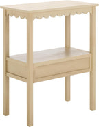 SAFAVIEH Home Collection Haven Natural Brown Low Drawer Accent Table