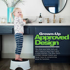 Joovy StepTool Toddler Step Stool with No-Slide Grips on Top and Bottom and Sturdy, Stackable Design, Holds Up to 300 lb. - BPA, PVC & Phthalate Free