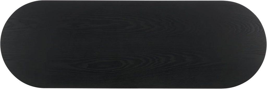 SAFAVIEH Home Collection Enoki Black Oval Top Bench