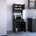 Tuhome Della 60 Pantry Black-Wenge