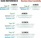 40 Pack 4 Inch Plant Saucer Clear Plant Saucers for Indoors Flower Pot Saucers Small Plant Plate Dish Plant Pot Saucers Plant Trays for Pots Bulk