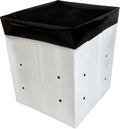 A.A 30 Gallon Grow Bags Black and White Poly Nursery Bags for Plants, Tree Grow, Greenhouse (10 Pack)