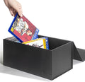 Video Game Storage Boxes, Blu-Ray Storage Boxes, Magnetic Video Game Box Protector Case, Store Up to 20 Cases – 1 Pack