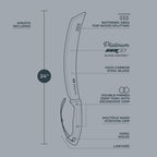 Woodland Tools Heavy Duty Machete – 16 Inch Curved Parang Blade with Full Tang, Ergonomic Handle, and Ballistic Nylon Sheath – Manual Brush Cutter for Thick Vegetation and Trail Clearing
