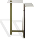 SAFAVIEH Couture Collection - Aldwyn Olive Green Metal Accent Table, Modern Fully Assembled Side Table (SFV6803B)