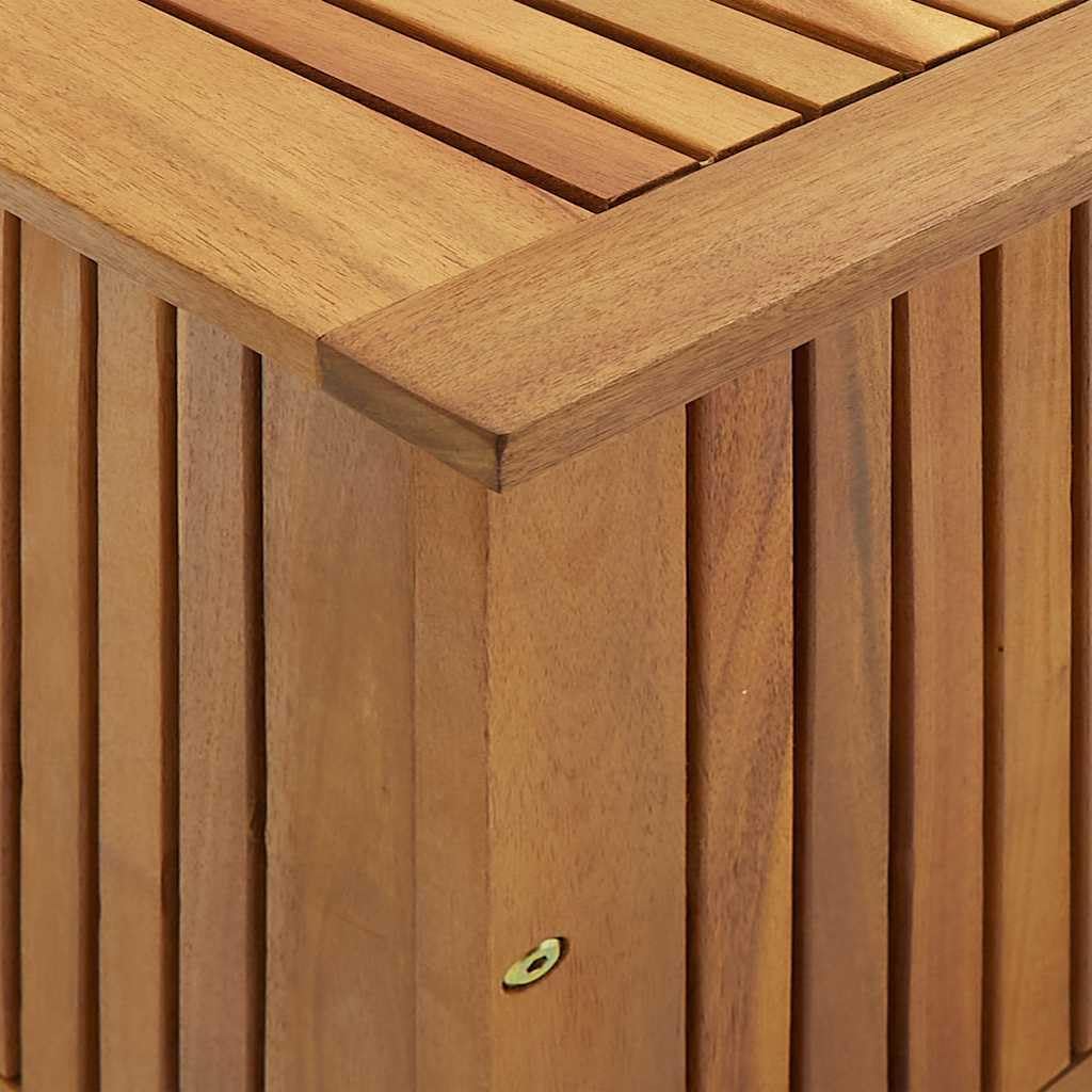 Wooden Patio Storage Box, Garden Tools Box Container, 35.4"x19.7"x22.8" Solid Wood Acacia,-653