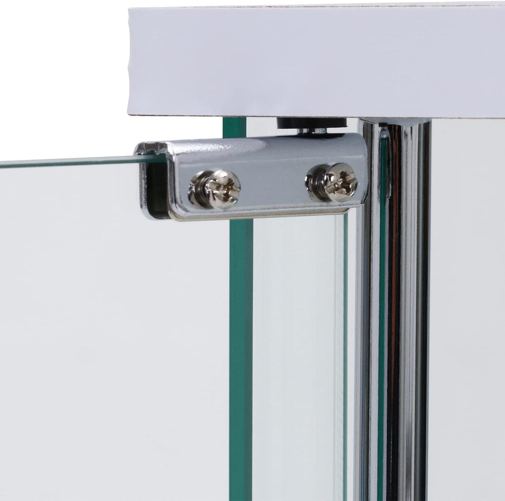 不二貿易(Fujiboeki) Fuji Boeki 72802 Collection Case, Figure Case, 3 Tiers, Width 23.8 x Depth 14.4 x Height 33.5 inches (60.5 x 36.5 x 85 cm), White, Wide Type, Rear Mirror