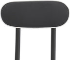 Folding Bar Stool with Back, 2Pcs Cushioned Padded Folding Stool, 275.58Lbs Weight Capacity, Portable Stools Chairs for Camping Hiking Picnics Barbecues Traveling Fishing Hiking Gardening Travel Etc