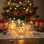 96Pcs Crystal Tea Light Candle Centerpieces for Tables Gold Votives Bulk,Geometric Candle Holder for Wedding Valentine's Day Party Gifts recuerdos para 15 años quinceañeras(Candle Excluded)