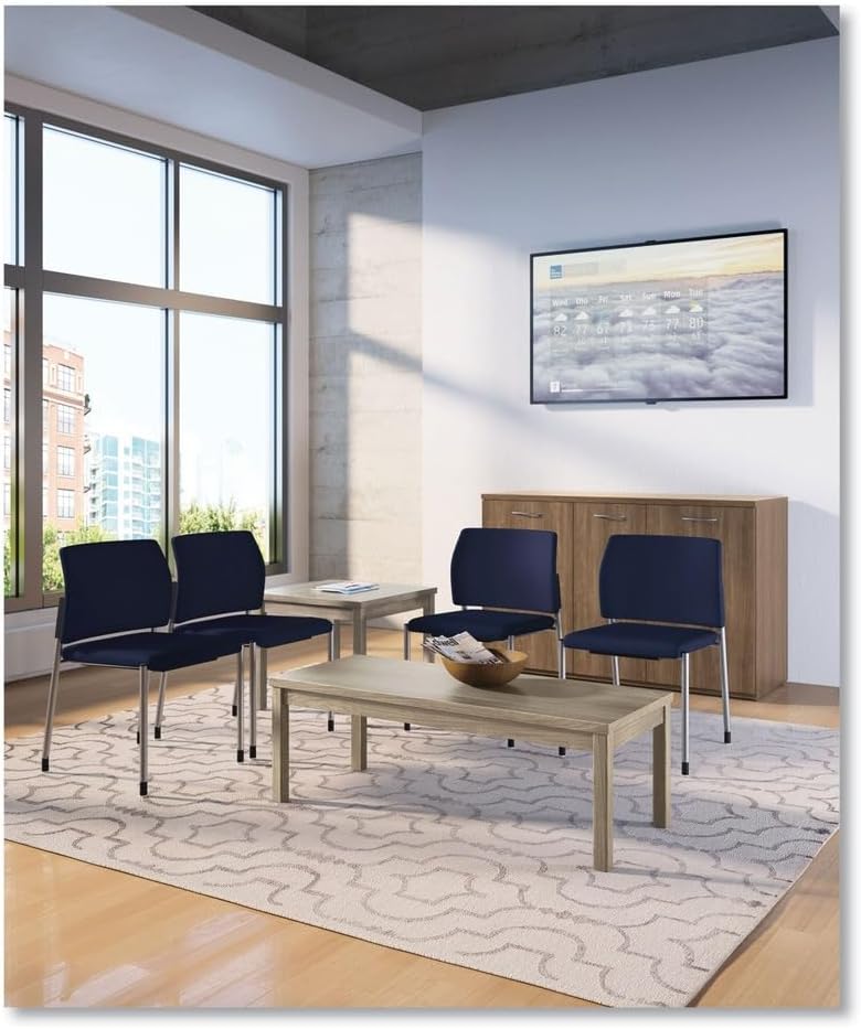 The Hon 80193LKI1 80000 Laminate Occasional End Table, Rectangular, 24w X 20d X 20h, Kingswood Walnut