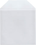 Maxtek 50 Pieces Clear Transparent CPP Plastic CD DVD Sleeves Envelope Holder, 100 Micron Thickness.