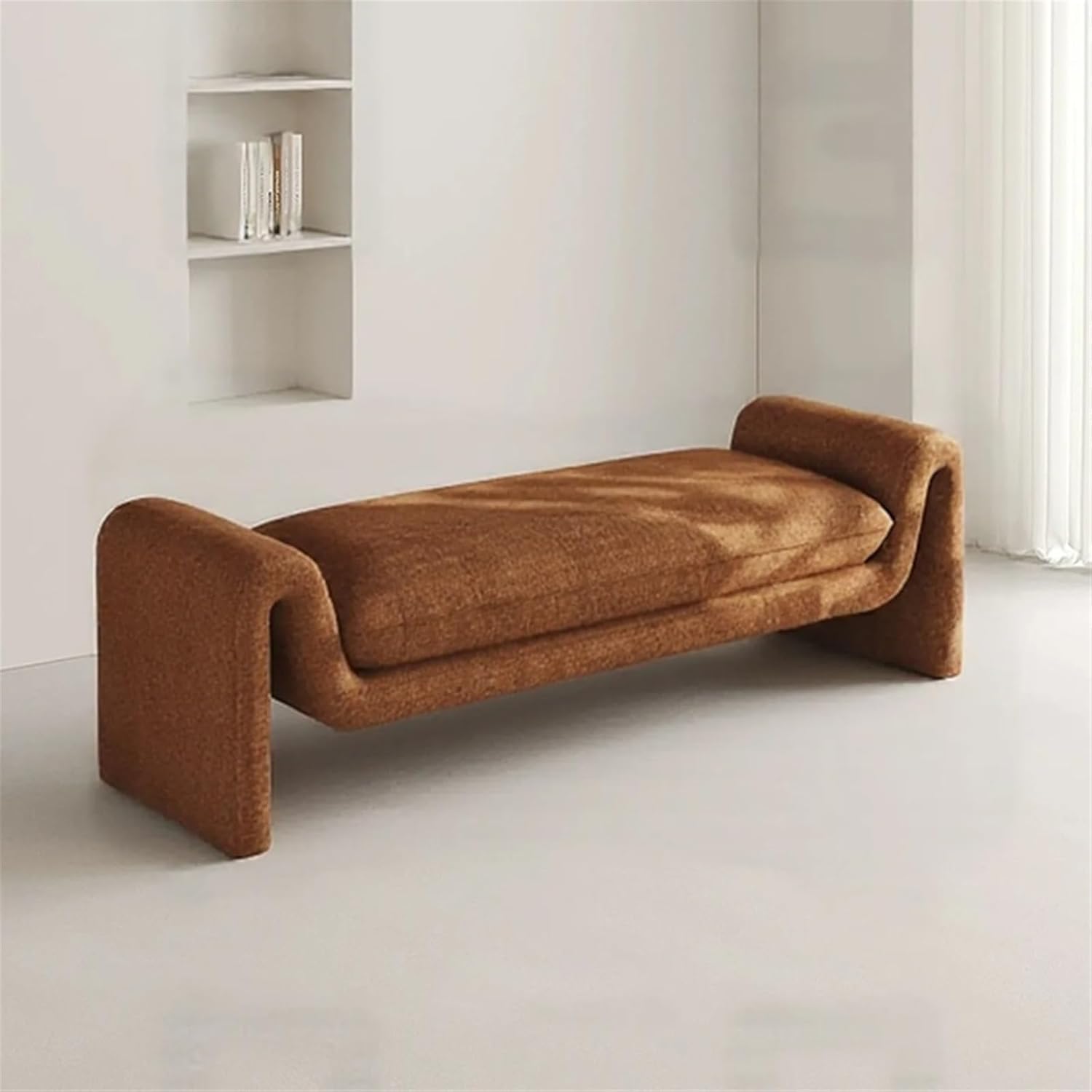 Modern Dark Green Bed End Stool Retro Style Walk-in Closet Clothes and Shoe Changing Sofa Bedroom Bench Entryway(XL)