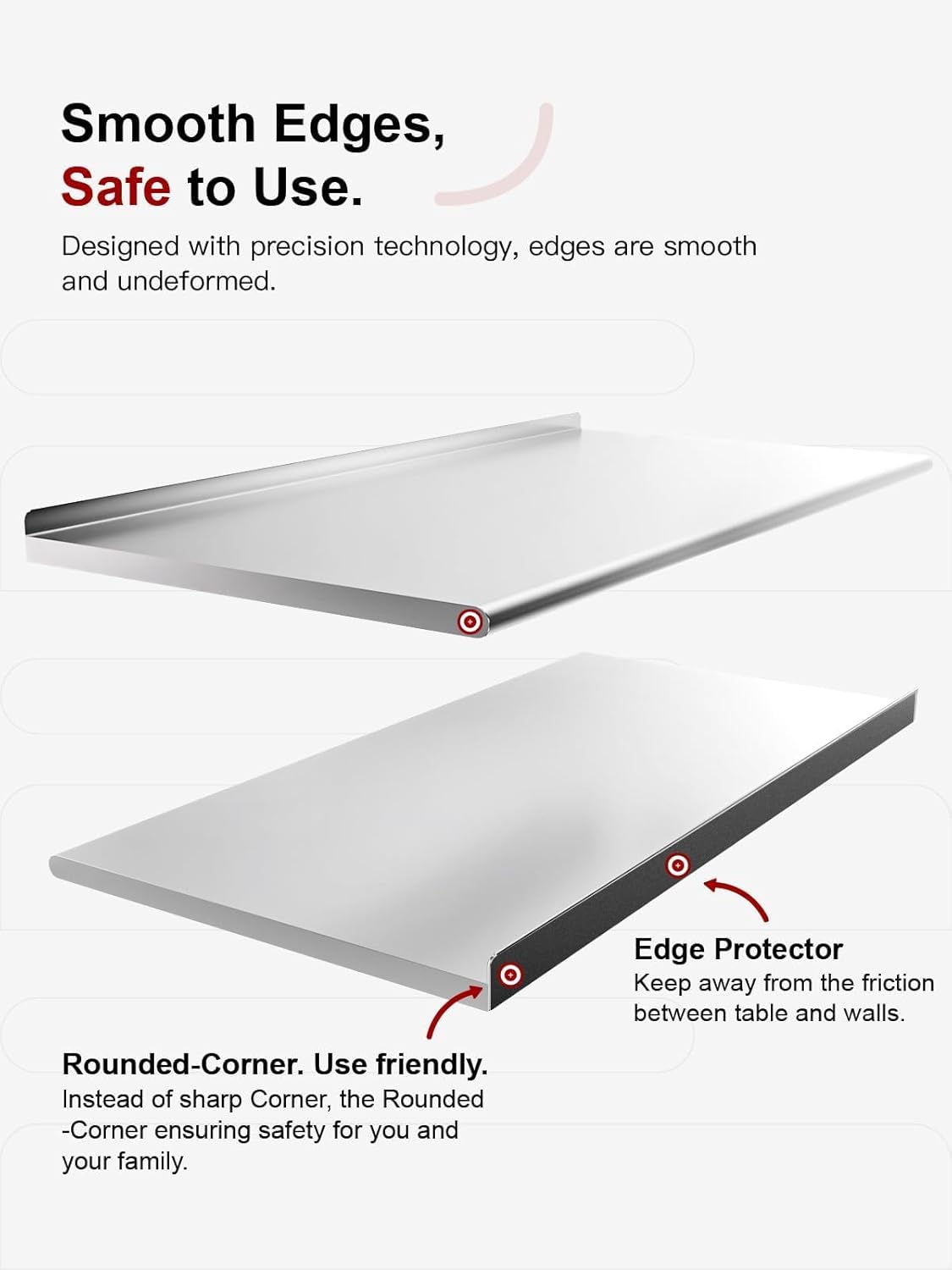 Atelicf NSF Stainless Steel Prep Table 24X48 inch with Backsplash | Commercial-grade table for restaurants, kitchens, food trucks, breweries, bars, garages, and outdoor BBQ