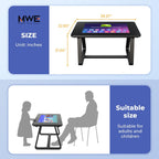 MWE 32 Inch Game Table, Multifunctional Touchscreen Table, Detachable Interactive Display for Indoor Entertainment, Meetings & Education, Android 13, 8+128GB