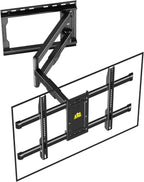 FORGING MOUNT Corner TV Wall Mount for Most 37-75 Inch TVs up to 99lbs | Full Motion TV Wall Mount with 30" Long Extension Arm, Swivel Tilt, Max VESA 600x400mm