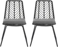 Saiveina Deja Chair,2PCS with 2 Cushions,Gray