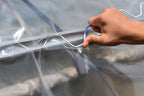 Greenhouse Spring Wire & Lock Channel 6.6 ft - PVC Coated Spring Wire & Aluminum U-Channel Bundle, Farmer Greenhouse Poly Film or Shade Cloth Attachment, 50 Mounting Screws Included [10 Pack]
