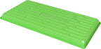 SUNPACK 10" x 20" Heavy Duty Shallow Plastic Seed Starting Tray, Green, 1" - No Drainage Holes, Perfect for Greenhouses or Indoor Gardening