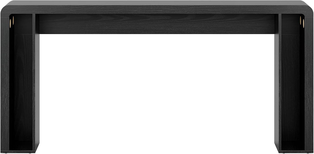 Tribesigns 70.9-Inch Extra Long Console Table | Rustic Wooden Sofa Table Behind Couch, Farmhouse Entryway Console for Living Room, Entryway, Hallway, Foyer (Black)