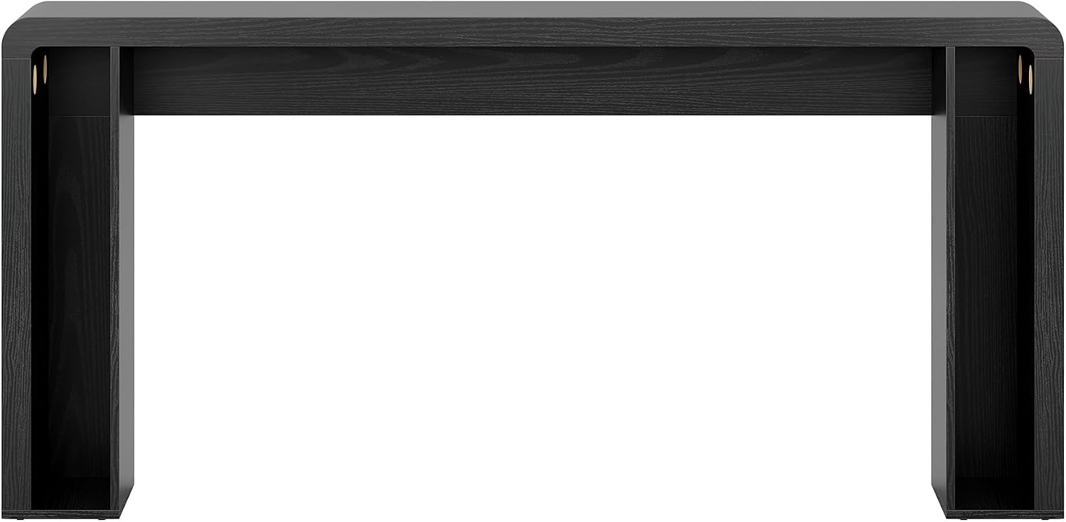 Tribesigns 70.9-Inch Extra Long Console Table | Rustic Wooden Sofa Table Behind Couch, Farmhouse Entryway Console for Living Room, Entryway, Hallway, Foyer (Black)
