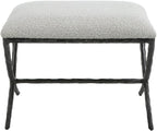 Uttermost Brisby - Small Bench-19 Inches Tall and 24 Inches Wide